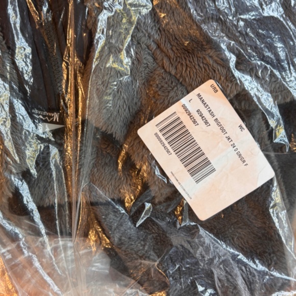 BNWT Manastash Big Foot Fleece Jacket LARGE - Picture 3 of 5